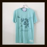 HAOMING ハオミン ☆ Trick art SKULL T-shirts