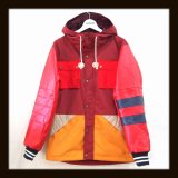 ALDIES アールディーズ ☆ Leather Sleeve Mountain Parkat RED