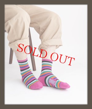 画像3: 30%OFF CHUMS チャムス ☆ Crazy Border Socks