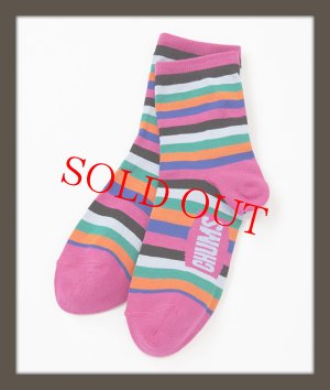 画像2: 30%OFF CHUMS チャムス ☆ Crazy Border Socks