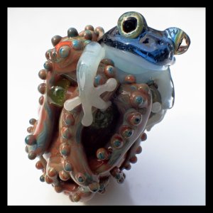 画像2: kengtaro ケンタロー ☆ ガラスペンダントトップ＜たことぼく＞