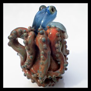 画像4: kengtaro ケンタロー ☆ ガラスペンダントトップ＜たことぼく＞