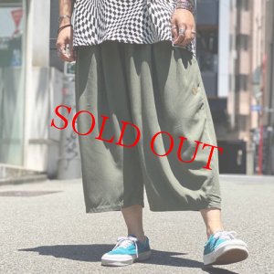 画像4: ALDIES アールディーズ ☆ レーヨンハーフウェイレングスパンツ Olive