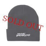 PUNK DRUNKERS ☆ ギザロゴニットCAP black