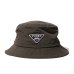 画像1: パンクドランカーズ 逆三角ロゴHAT khaki (1)