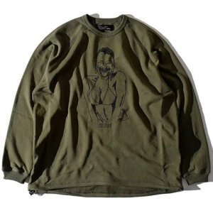 画像1: ALDIES エイフェックススウェット Olive