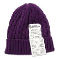 PUNK DRUNKERS レシートニットCAP purple