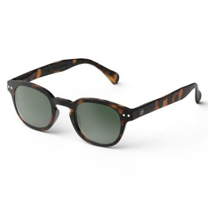 画像1: IZIPIZI SUN #C Tortoise(Green Lenses)