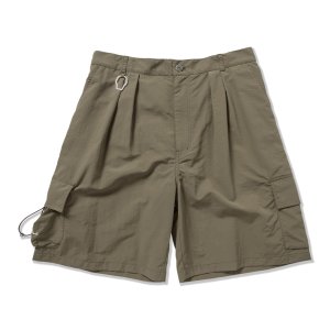 画像1: PUNK DRUNKERS 化石カーゴショーツ khaki
