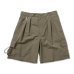 画像1: PUNK DRUNKERS 化石カーゴショーツ khaki (1)