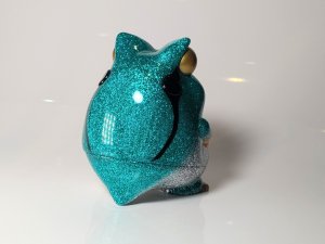 画像3: P@inter Net カエルーマ ブルーグリーン(銀ラメ)