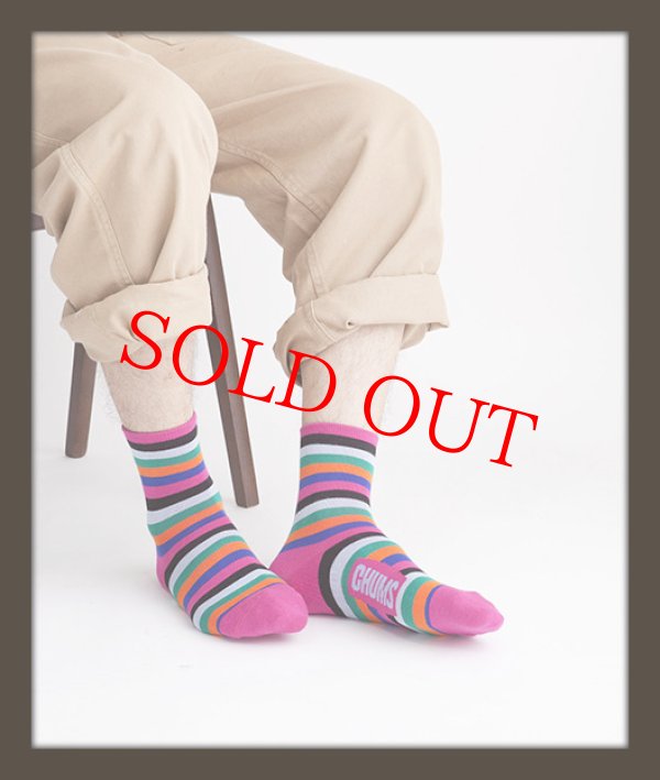 画像3: 30%OFF CHUMS チャムス ☆ Crazy Border Socks