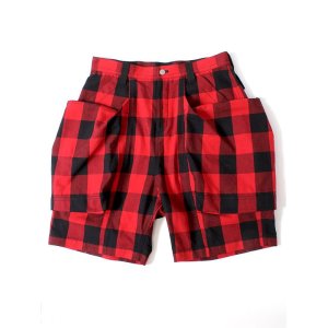 画像: TROVE トローヴ x 岡部文彦 ☆ BIG POCKET SHORTS ( BUFFALO CHECK )