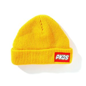 画像: PUNK DRUNKERS パンクドランカーズ ☆ ブロック風ロゴニットCAP yellow