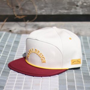 画像: NATAL DESIGN ネイタルデザイン ☆ GENTLE BOY CAP SMOKEY WHITE x MAROON