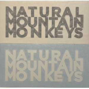 画像: NATURAL MOUNTAIN MONKEYS ☆ CUT-OUT STICKER