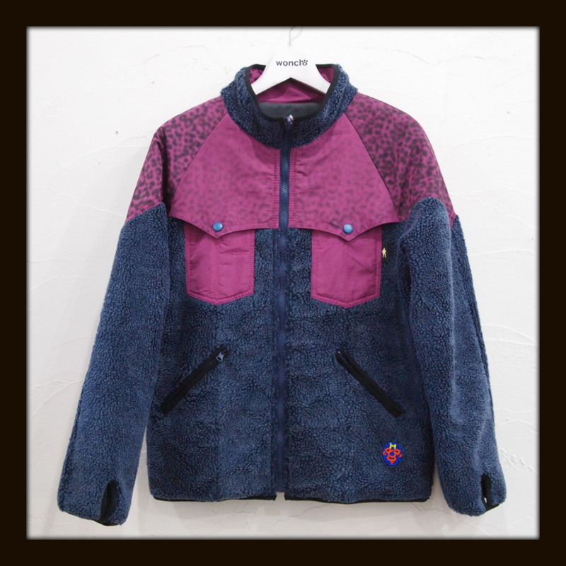 画像1: 30%OFF HAOMING ☆ BOA & LEOPARD Reversible Jacket