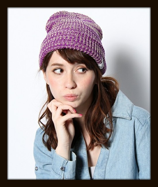 画像: Ficouture フィクチュール ☆ Knit Cap Purple