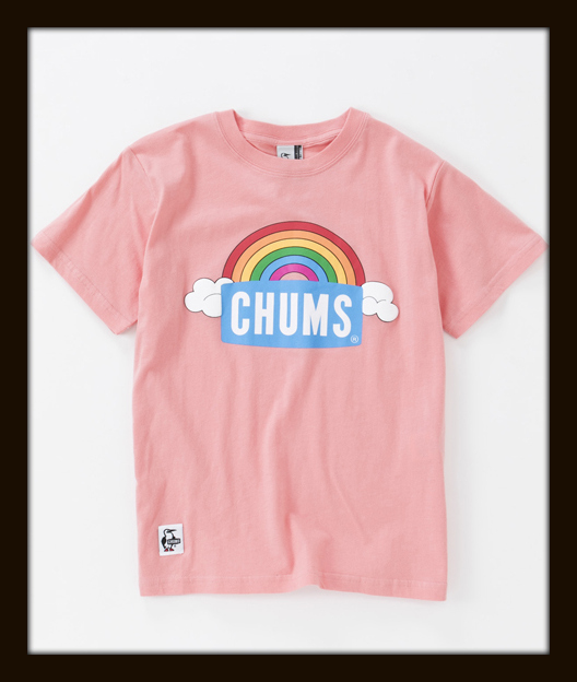 画像2: CHUMS チャムス ☆ レインボーロゴTシャツ