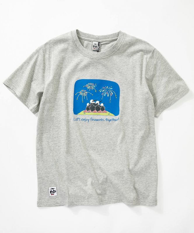 画像1: CHUMS チャムス ☆ ファイアワークＴシャツ