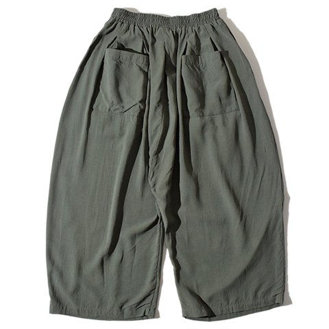 画像2: ALDIES アールディーズ ☆ レーヨンハーフウェイレングスパンツ Olive