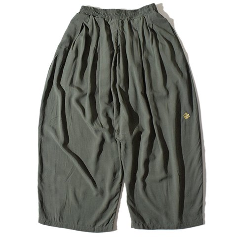 画像1: ALDIES アールディーズ ☆ レーヨンハーフウェイレングスパンツ Olive