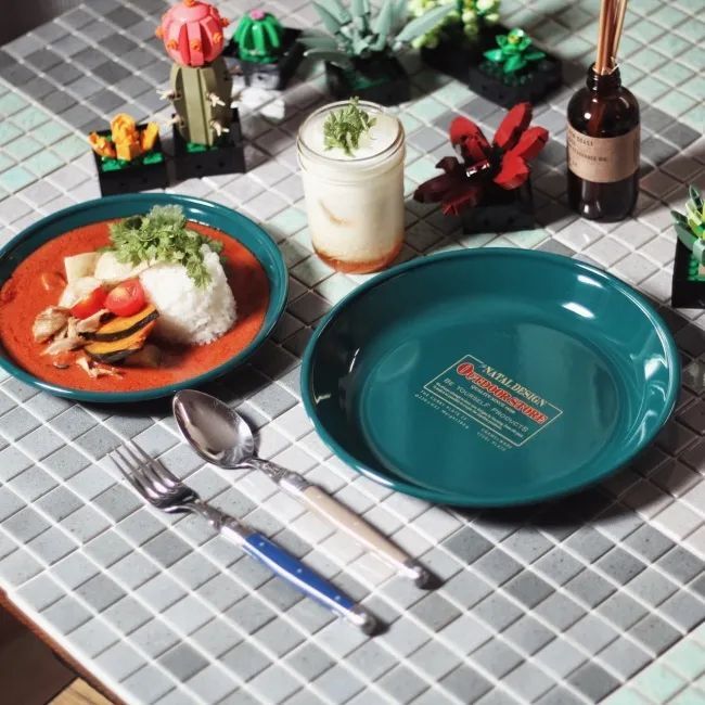 画像1: ネイタルデザイン CURRY PLATE 20 OUTDOOR STORE Ver. TEAL GREEN