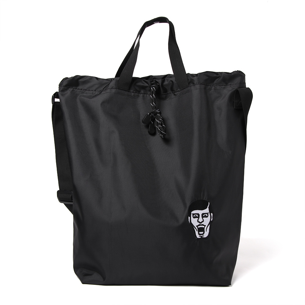 画像1: パンクドランカーズ あいつパッカブルトートBAG black