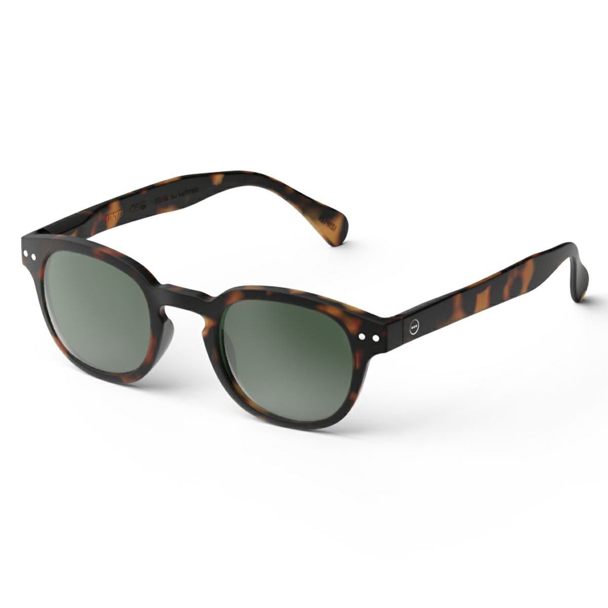 画像1: IZIPIZI SUN #C Tortoise(Green Lenses)