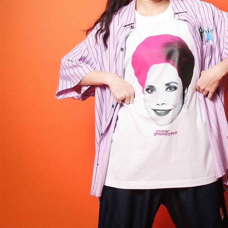 画像4: パンクドランカーズ カラフルヘアー夫人TEE