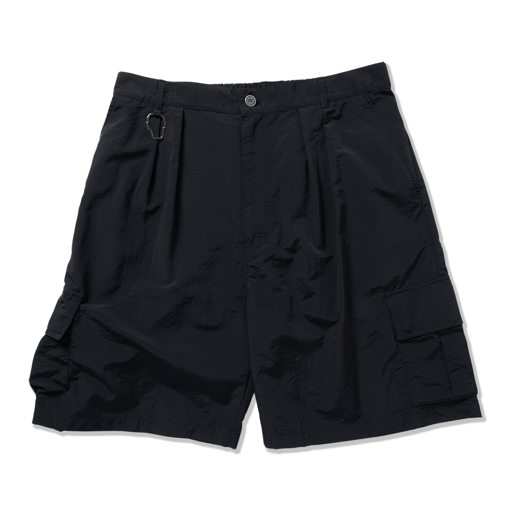 画像1: PUNK DRUNKERS 化石カーゴショーツ black