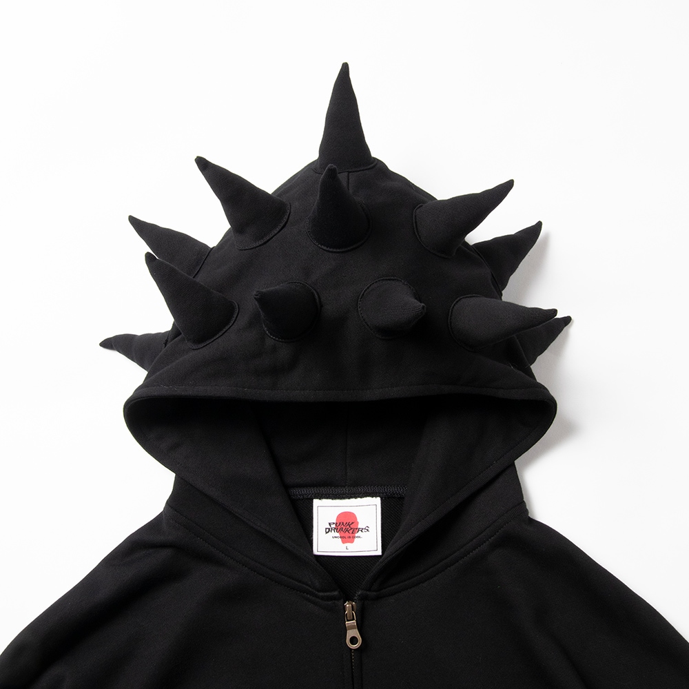 画像3: パンクドランカーズ トゲトゲZIPパーカ