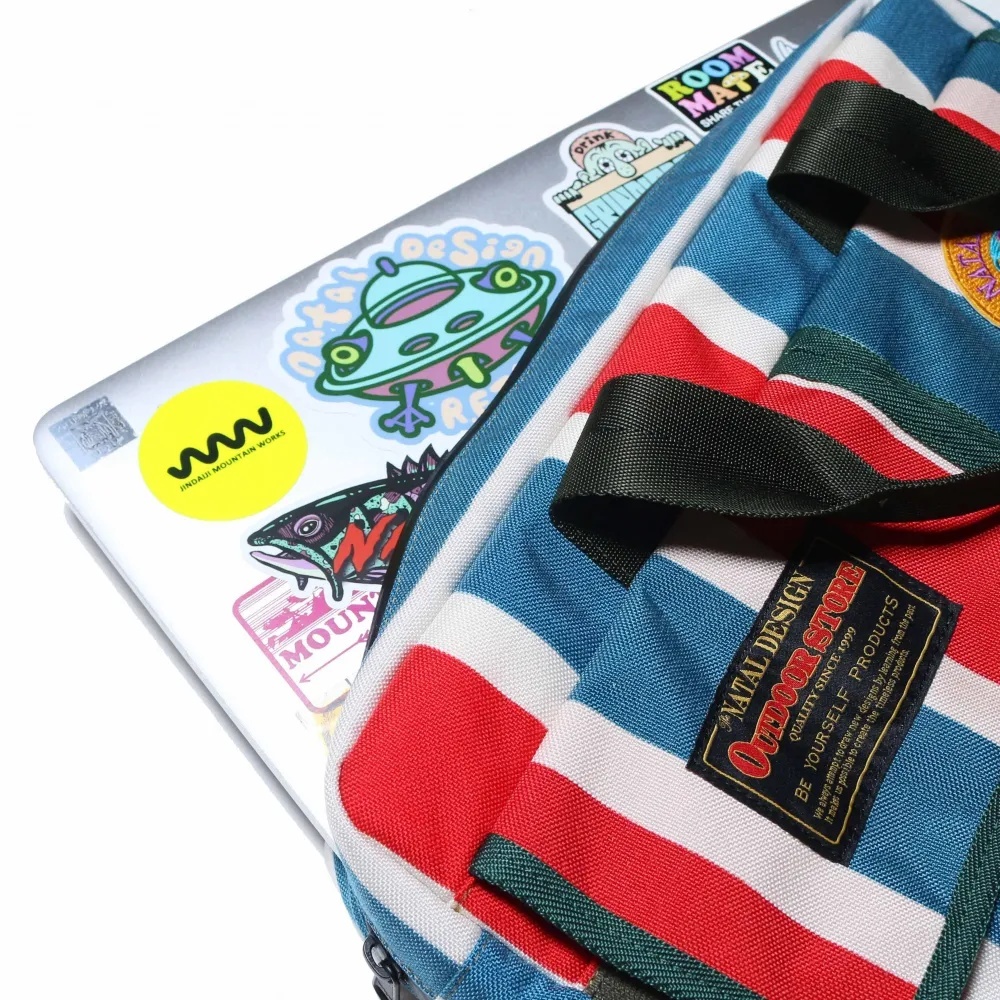 画像2: ネイタルデザイン NOTE TOTE retro stripe